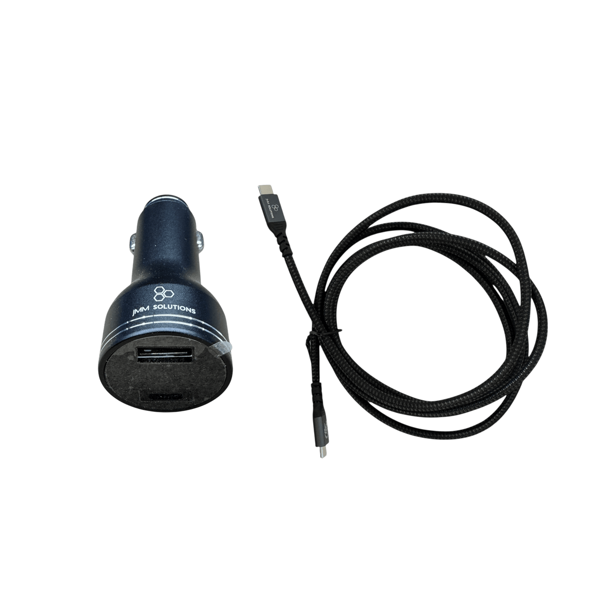 160W USB-C Car Charger + 240W USB-C Cable: car charger and USB-C cable