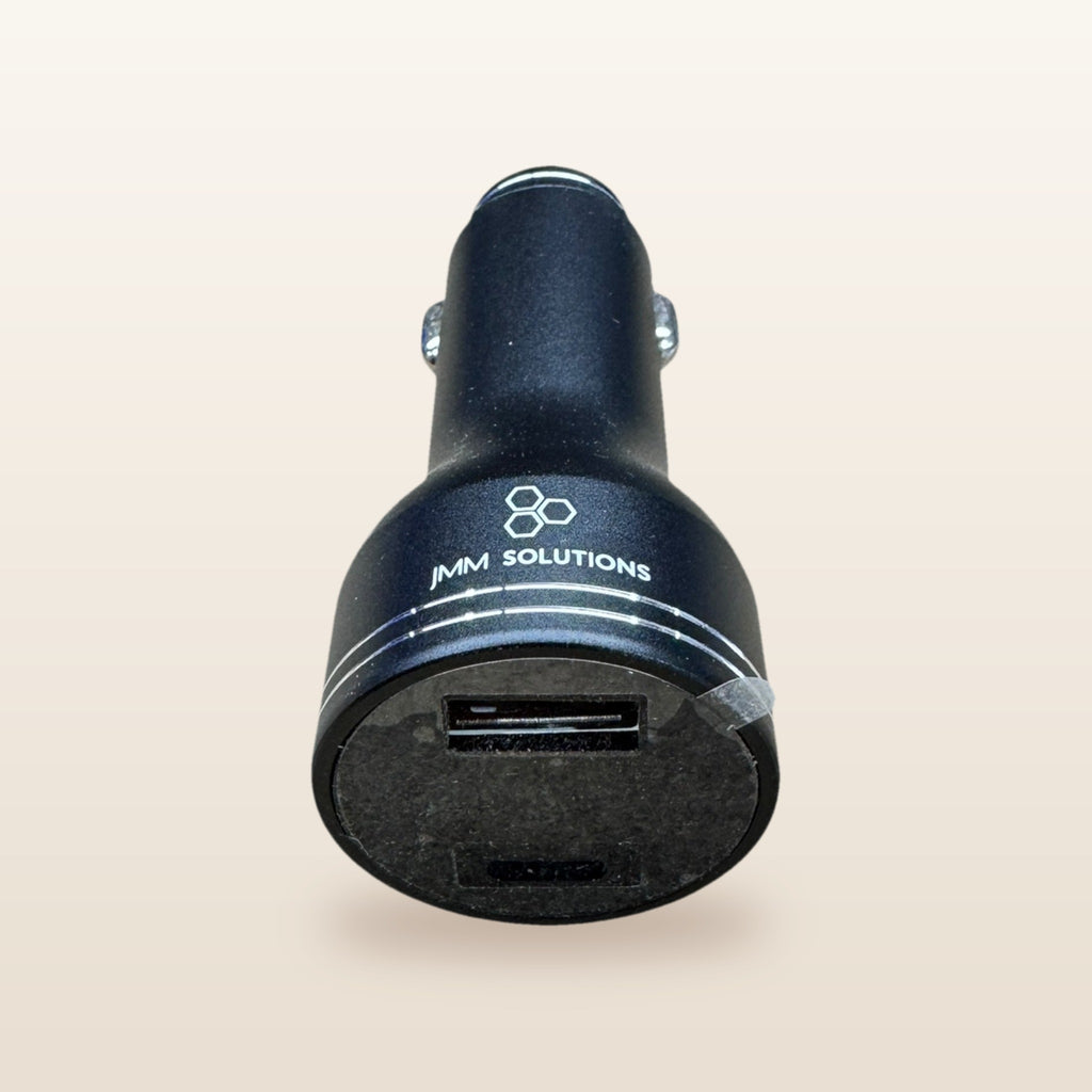 160W USB-C Car Charger + 240W USB-C Cable: top of the car charger showing its two ports