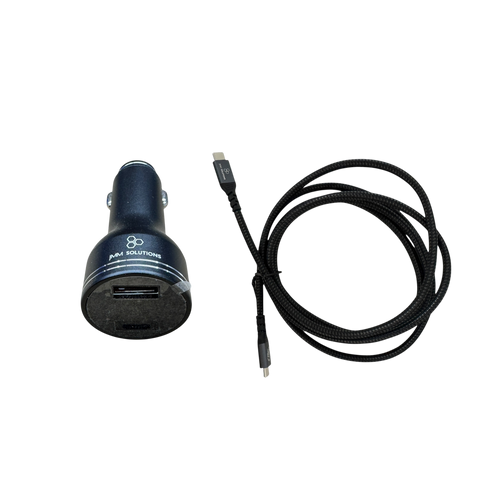 160W USB-C Car Charger + 240W USB-C Cable: car charger and USB-C cable