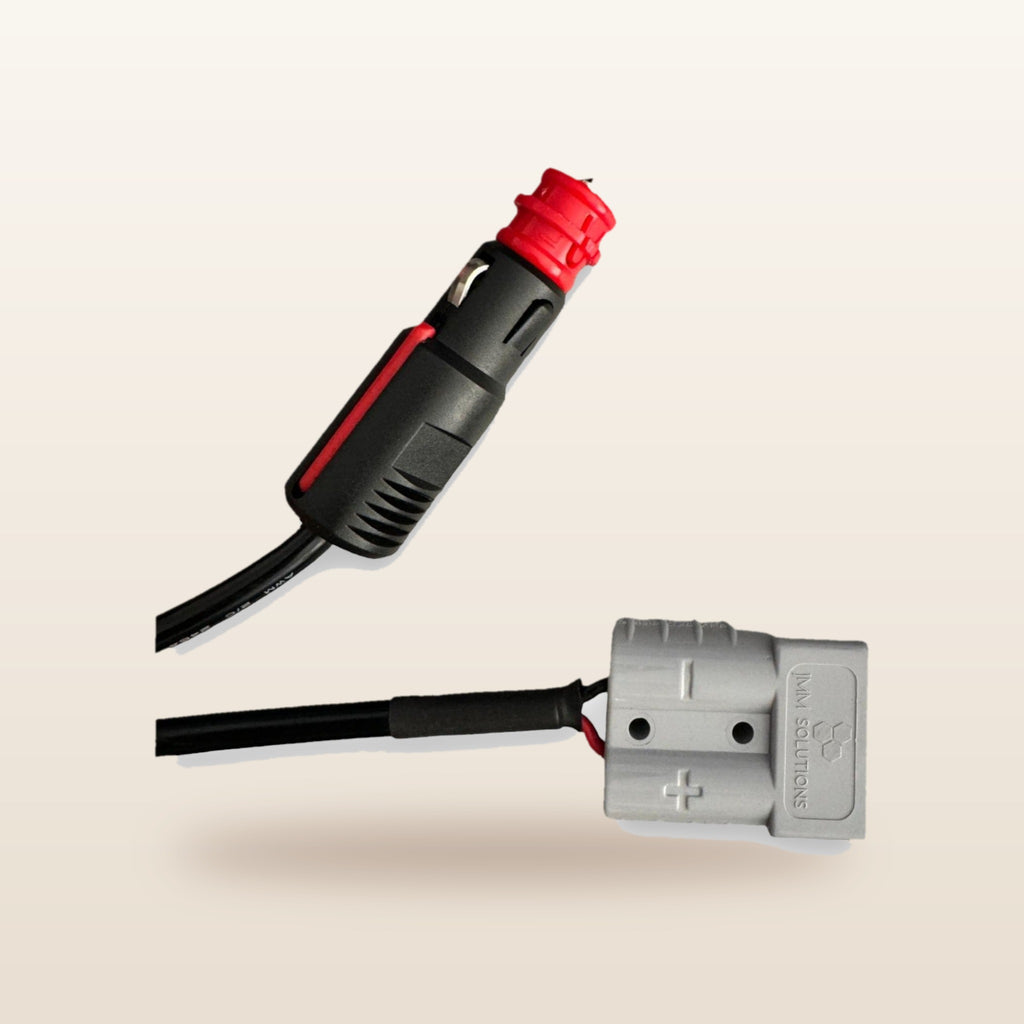 12V Plug to Anderson Plug Lead, 1000mm from Mr Swagman: 12V plug to Anderson plug lead