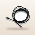 USB-C to USB-C 240W USB4 Cable, 2m from Mr Swagman: braided cable coiled