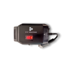 HiKOKI-compatible 18V to 12V Power Supply + Auto Charger Bundle: digital voltage display lit