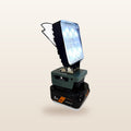 AEG-compatible 18V LED Camp Light from Mr Swagman: on an 18V battery, white light on