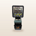 AEG-compatible 18V LED Camp Light: front view of the LED panel