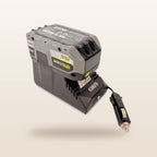 Ryobi ONE+ compatible Auto Charger from Mr Swagman: charging an 18V battery, with 12V plug lead