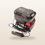 Milwaukee-compatible Auto Charger from Mr Swagman: in-car battery charger with an 18V battery and 12V plug lead