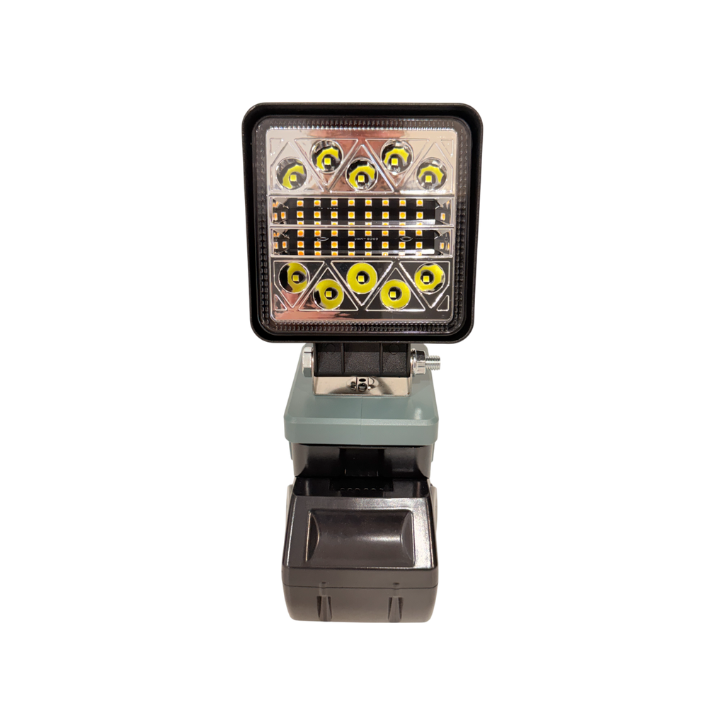 HiKOKI-compatible 18V LED Camp Light: front view of the LED panel