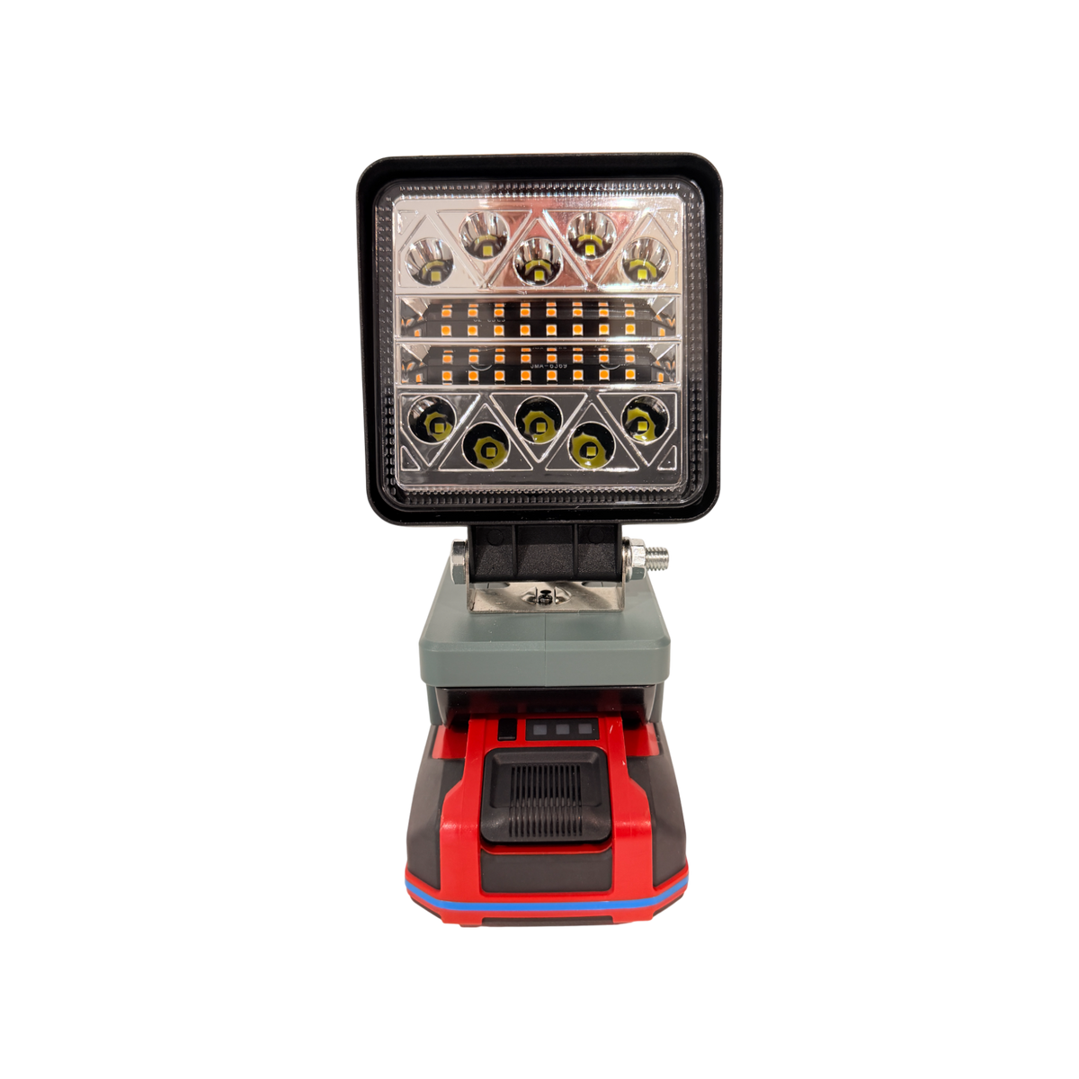 Ozito/Einhell-compatible 18V LED Light & Fan Bundle: LED light, front view of the LED panel