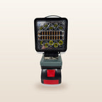 Bosch-compatible 18V LED Camp Light: front view of the LED panel