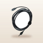 Car Power Kit for Starlink Mini: cable coiled, with USB-C and DC plugs
