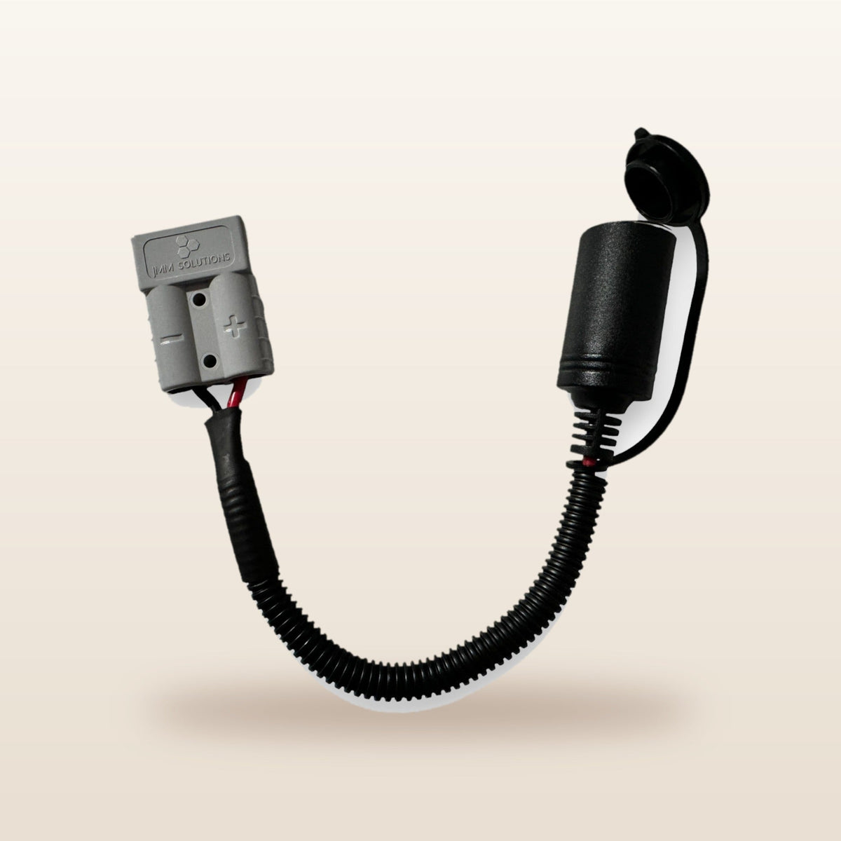 Anderson Plug to 12V Socket Adaptor Lead, 250mm from Mr Swagman: Anderson plug to 12V socket lead