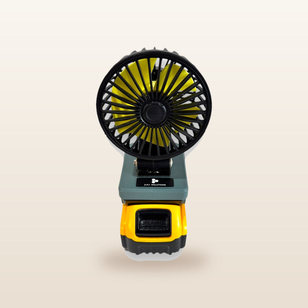 DeWalt-compatible 18V 100mm Fan: front view of the fan blades