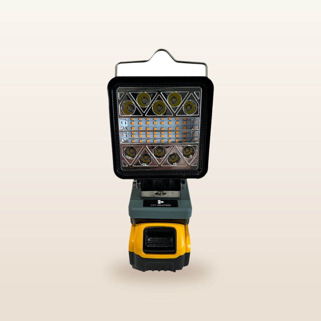 DeWalt-compatible 18V LED Camp Light: front view of the LED panel