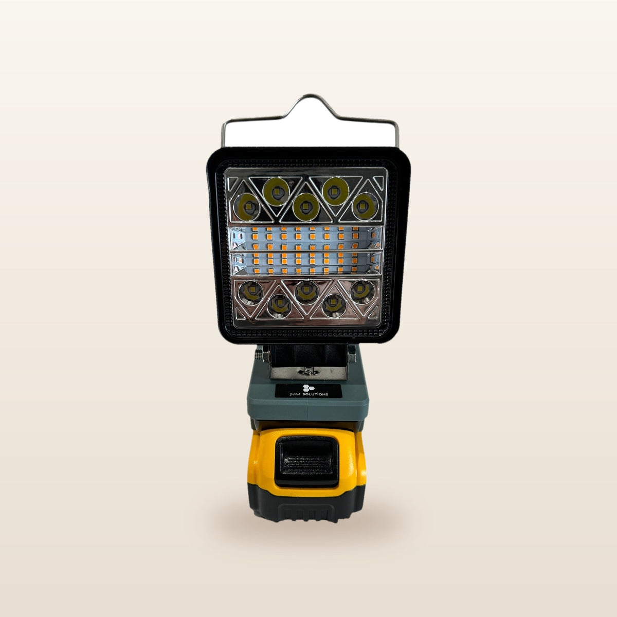 DeWalt-compatible 18V LED Camp Light: front view of the LED panel