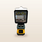 DeWalt-compatible 18V LED Light & Fan Bundle: LED light, front view of the LED panel