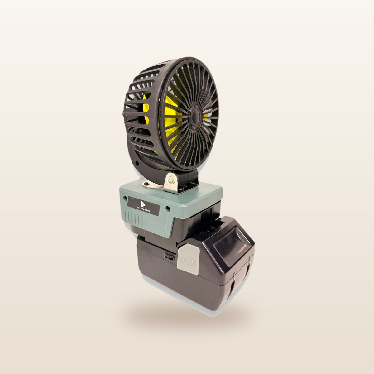 HiKOKI-compatible 18V 100mm Fan: on an 18V battery, other side