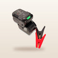 HiKOKI-compatible 18V Jump Starter from Mr Swagman: fitted to an 18V battery, with red and black clamps