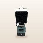 Makita-compatible 18V LED Light & Fan Bundle: LED light, rear view showing the heat sink and wire handle