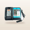 Makita-compatible Balanced Auto Charger from Mr Swagman: balanced charger with 12V plug lead