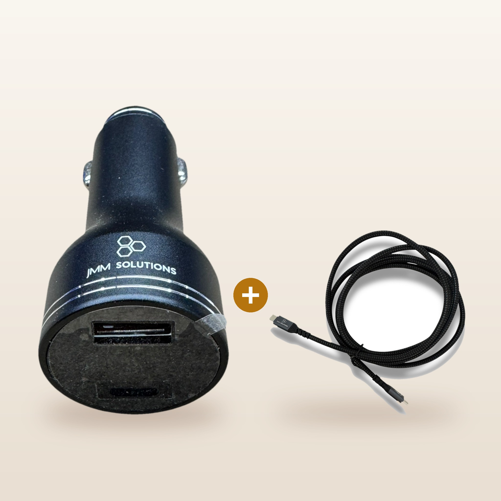 160W USB-C Car Charger + 240W USB-C Cable from Mr Swagman: 160W car charger plus braided USB-C cable