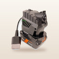 AEG-compatible Volt Step Down PRO from Mr Swagman: fitted to an 18V tool battery, with Anderson plug lead