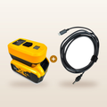 DeWalt-compatible Power Kit for Starlink Mini from Mr Swagman: USB-C adaptor on an 18V battery plus Starlink Mini cable