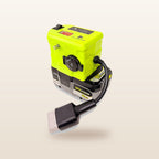 Ryobi ONE+ compatible 18V to 12V Step Down Power Supply from Mr Swagman: on an 18V tool battery, with Anderson plug lead