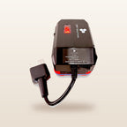 Ozito/Einhell-compatible 18V to 12V Step Down Power Supply: rear view showing the Anderson lead