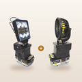 Ryobi ONE+ compatible 18V LED Light & Fan Bundle from Mr Swagman: LED light and 100mm fan, each on an 18V battery