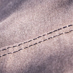 Close-up of the stitched seam on the Stockman Brown canvas